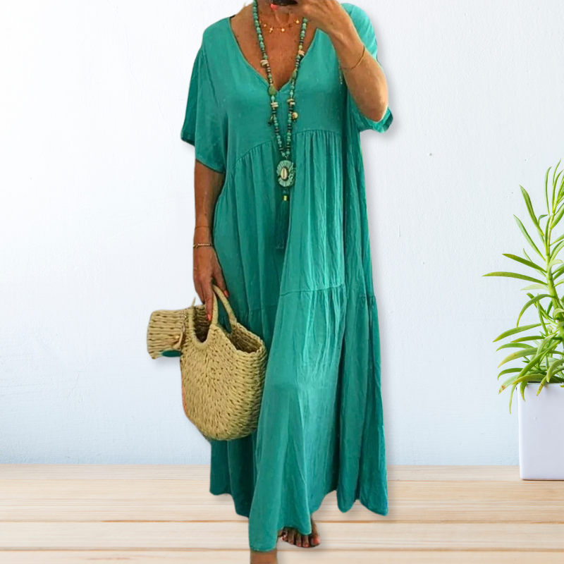 BAHAMA – Breezy Cotton-Linen Summer Dress