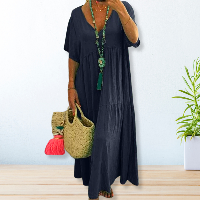 BAHAMA – Breezy Cotton-Linen Summer Dress