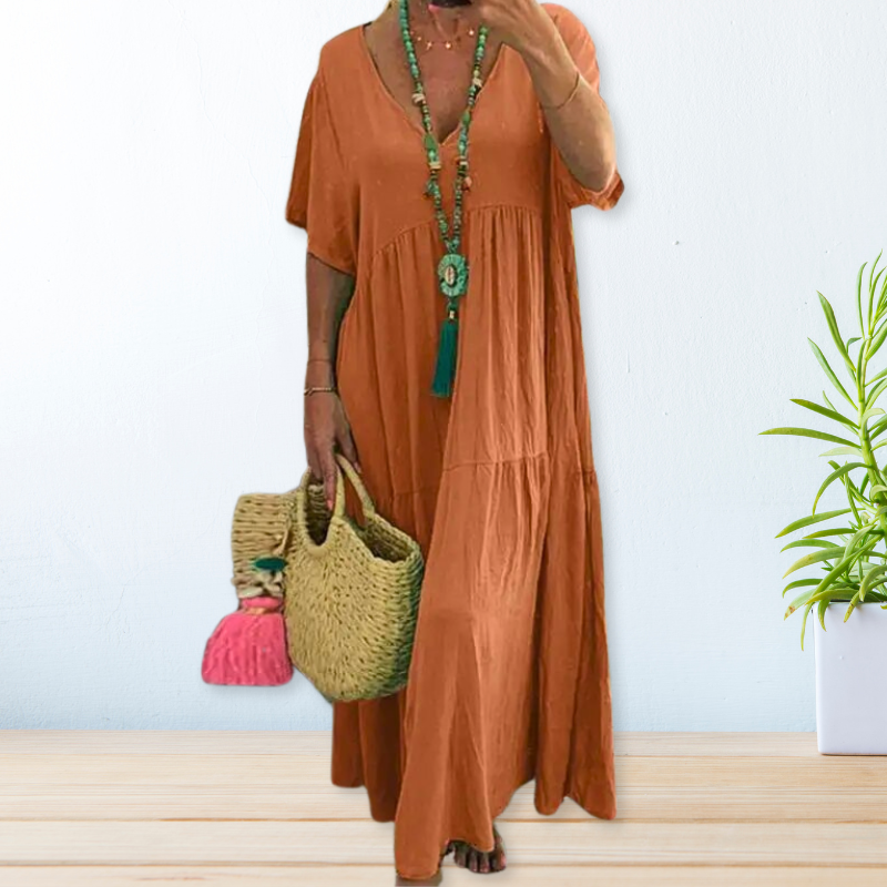 BAHAMA – Breezy Cotton-Linen Summer Dress
