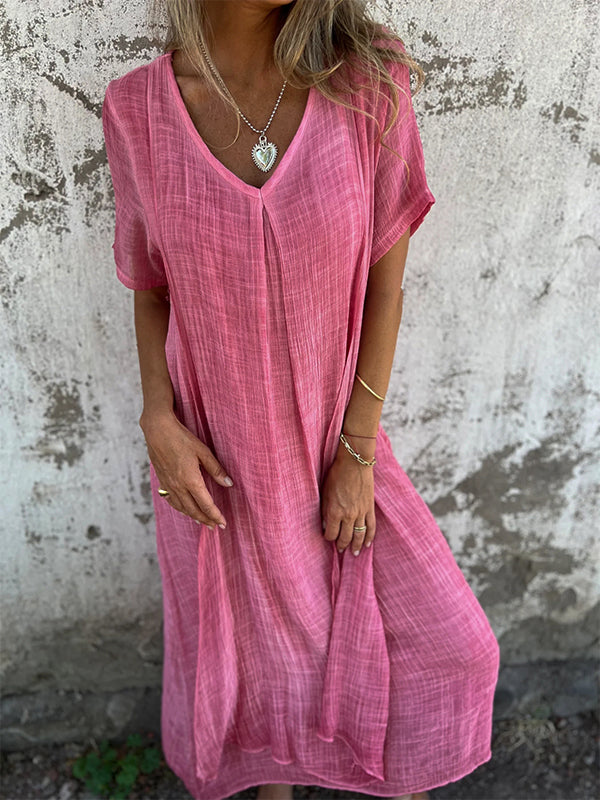 NIA – Flowing Elegance Maxi Dress