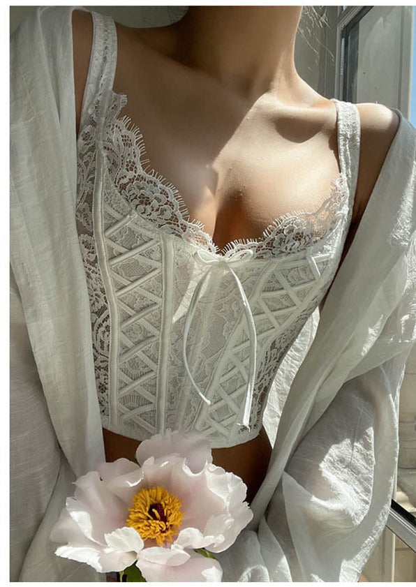 Kate | Elegant Italian Bow Bralette