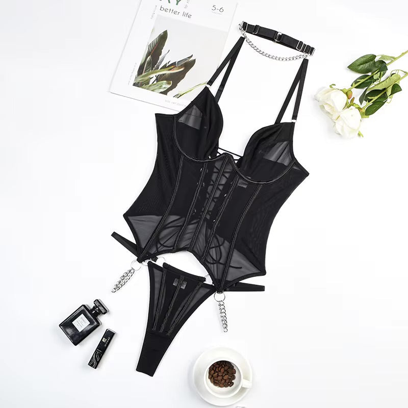 Angel | Elegant 3-Piece Lace Lingerie Set
