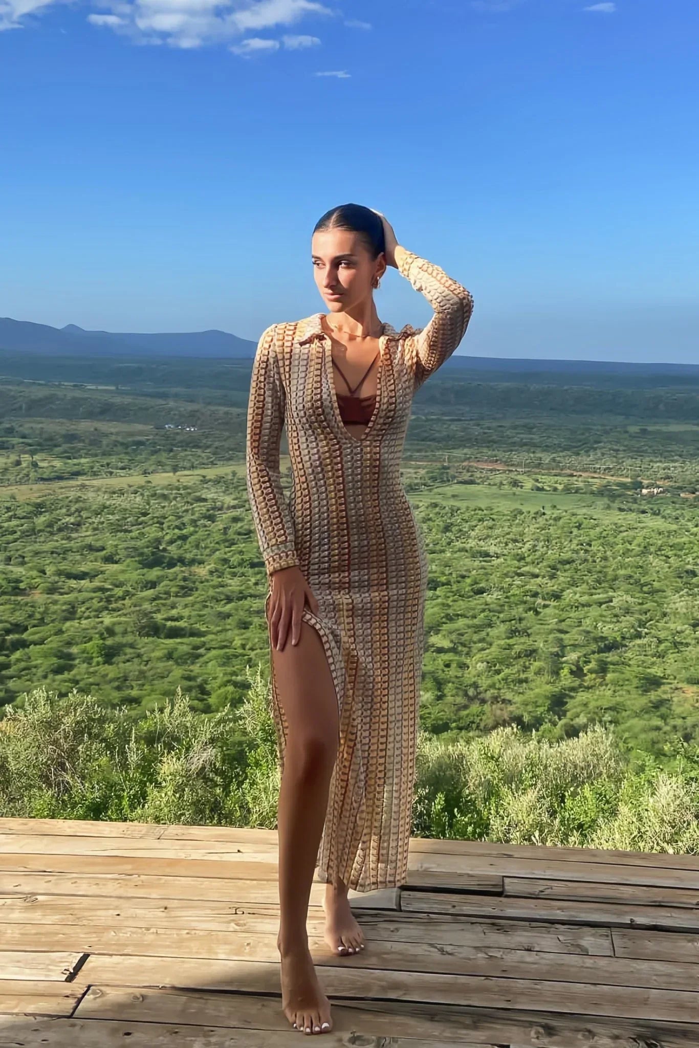 IBIZA – Flowy Boho Beach Maxi Dress