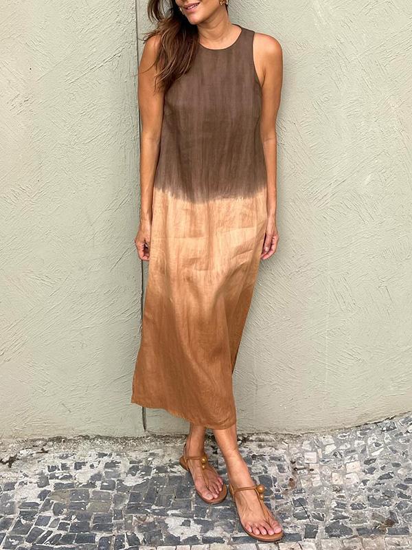 Leia – Flowy Gradient Summer Dress