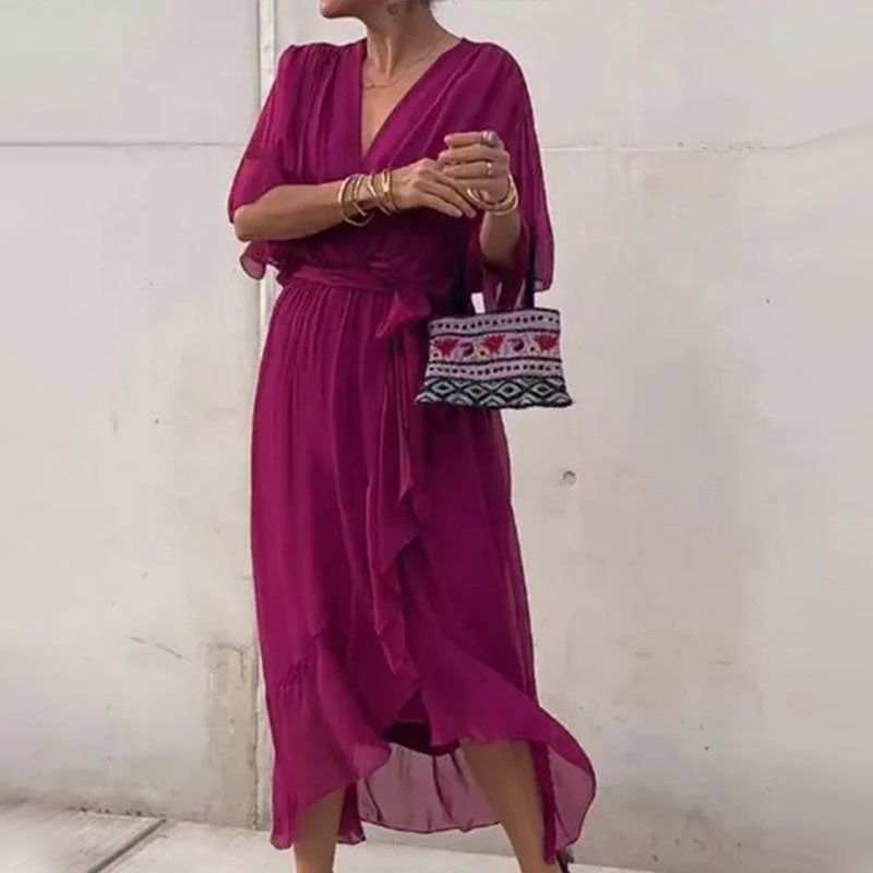 Nicole – Elegant Flowy Midi Dress