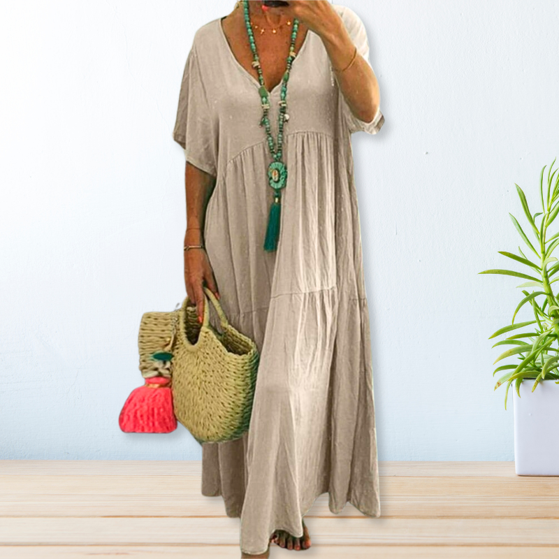 BAHAMA – Breezy Cotton-Linen Summer Dress