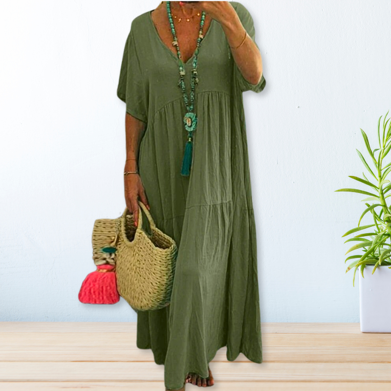 BAHAMA – Breezy Cotton-Linen Summer Dress