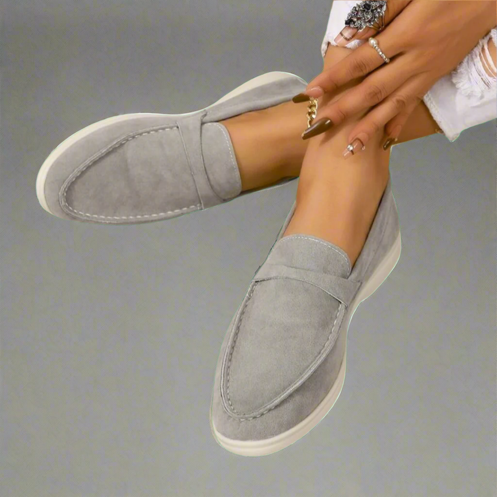 Hannah - Premium Suede Moccasins with Artisan Detailing