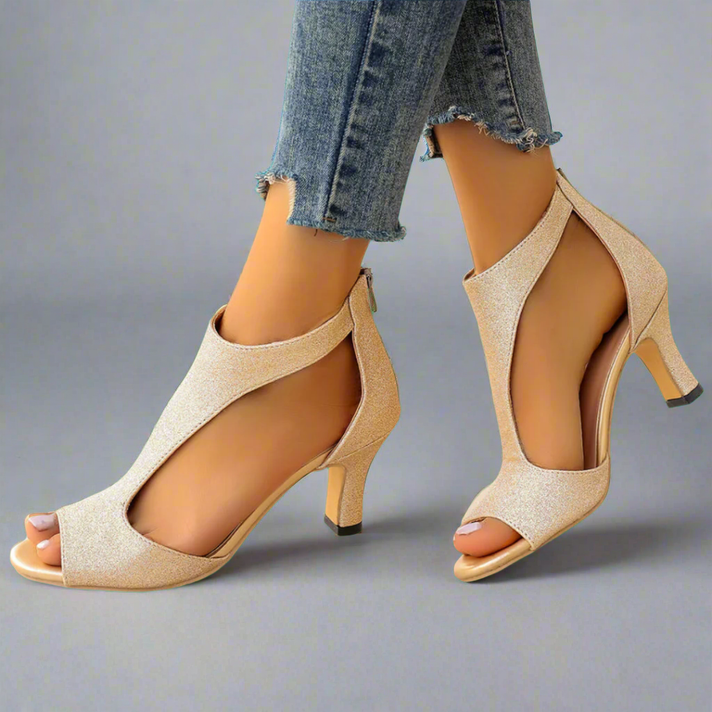 Vera - Sophisticated Heeled Comfort Sandals