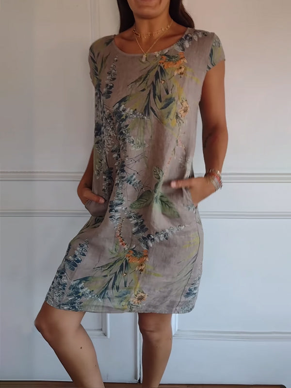 Lillian – Effortless Printed Dress for Everyday Style