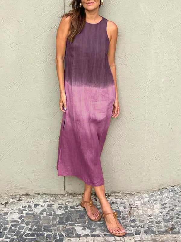 Leia – Flowy Gradient Summer Dress
