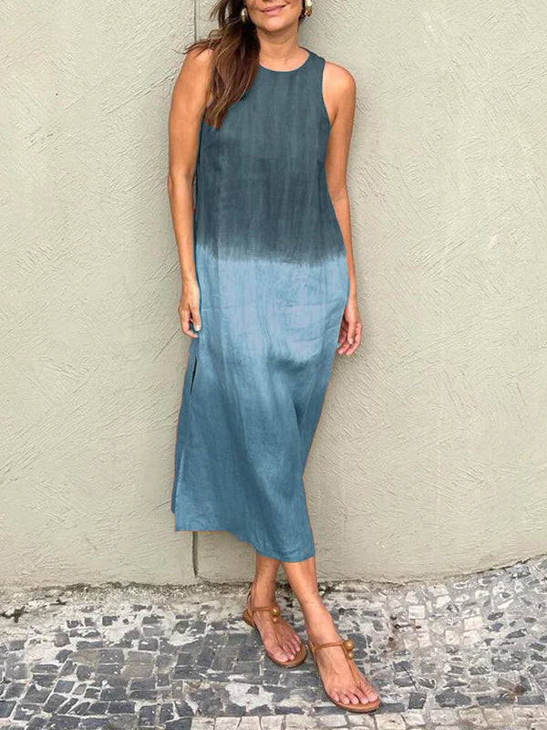 Leia – Flowy Gradient Summer Dress