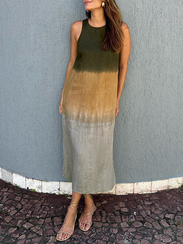 Leia – Flowy Gradient Summer Dress
