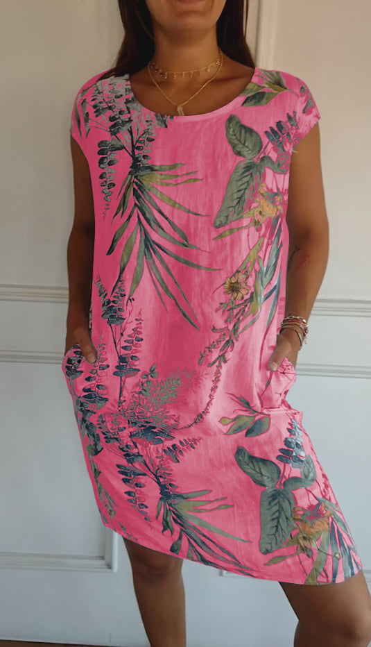 Lillian – Effortless Printed Dress for Everyday Style