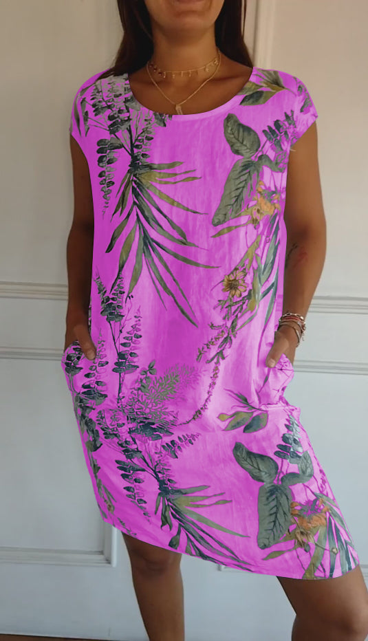 Lillian – Effortless Printed Dress for Everyday Style