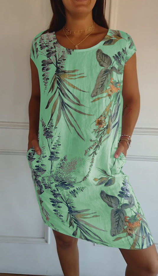 Lillian – Effortless Printed Dress for Everyday Style