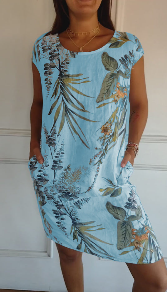 Lillian – Effortless Printed Dress for Everyday Style