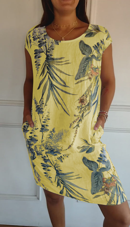 Lillian – Effortless Printed Dress for Everyday Style