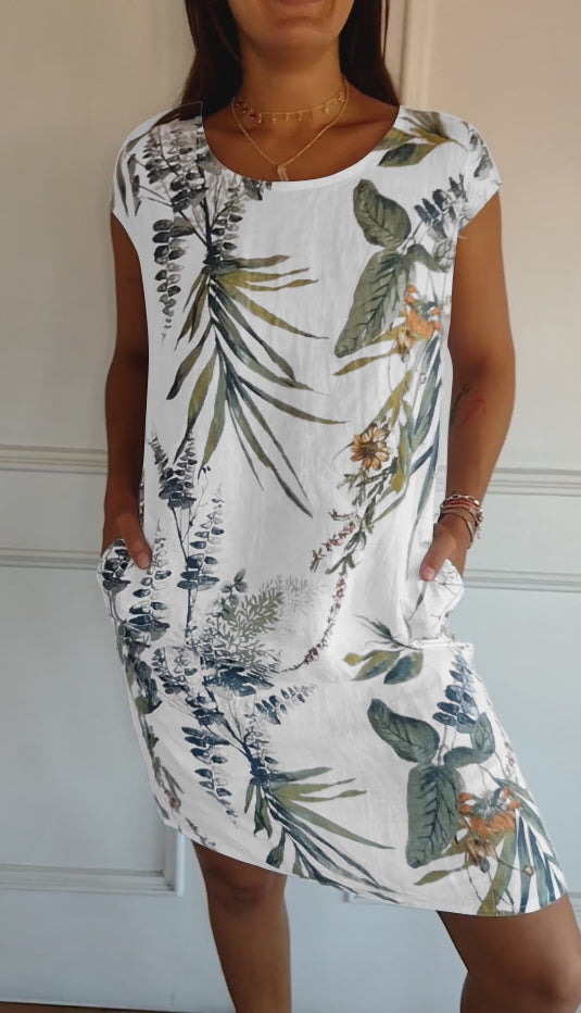 Lillian – Effortless Printed Dress for Everyday Style