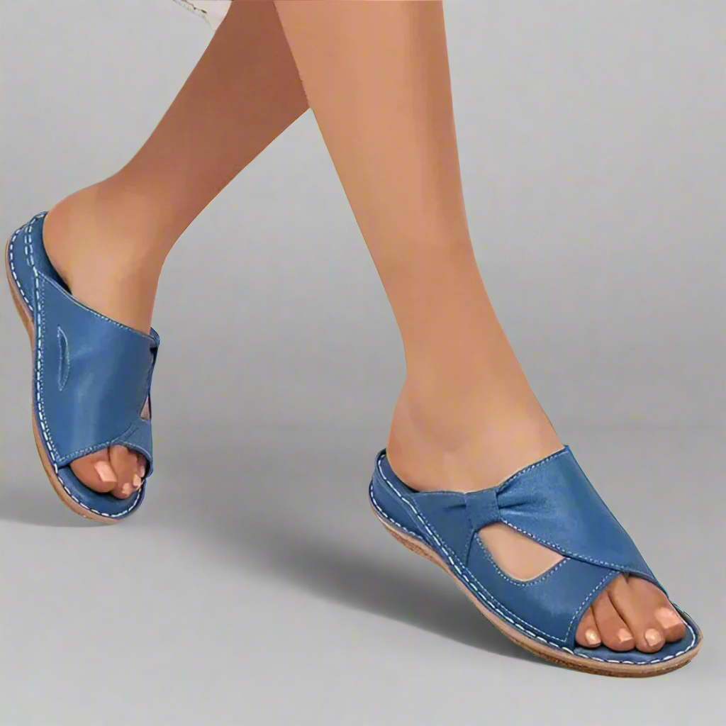Yvonne - Timeless Leather Sandals with a Comfortable Fit