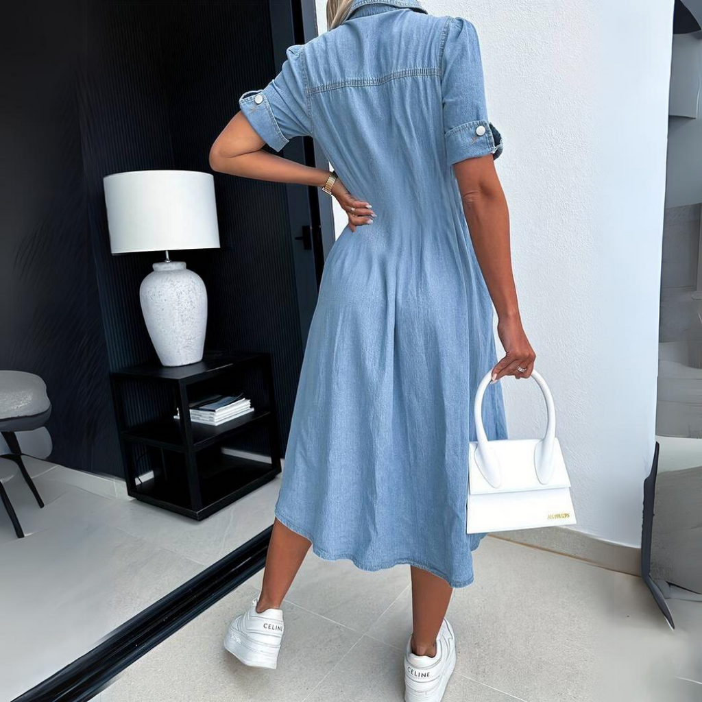 Blair – Sophisticated Midi Dress with Timeless Elegance