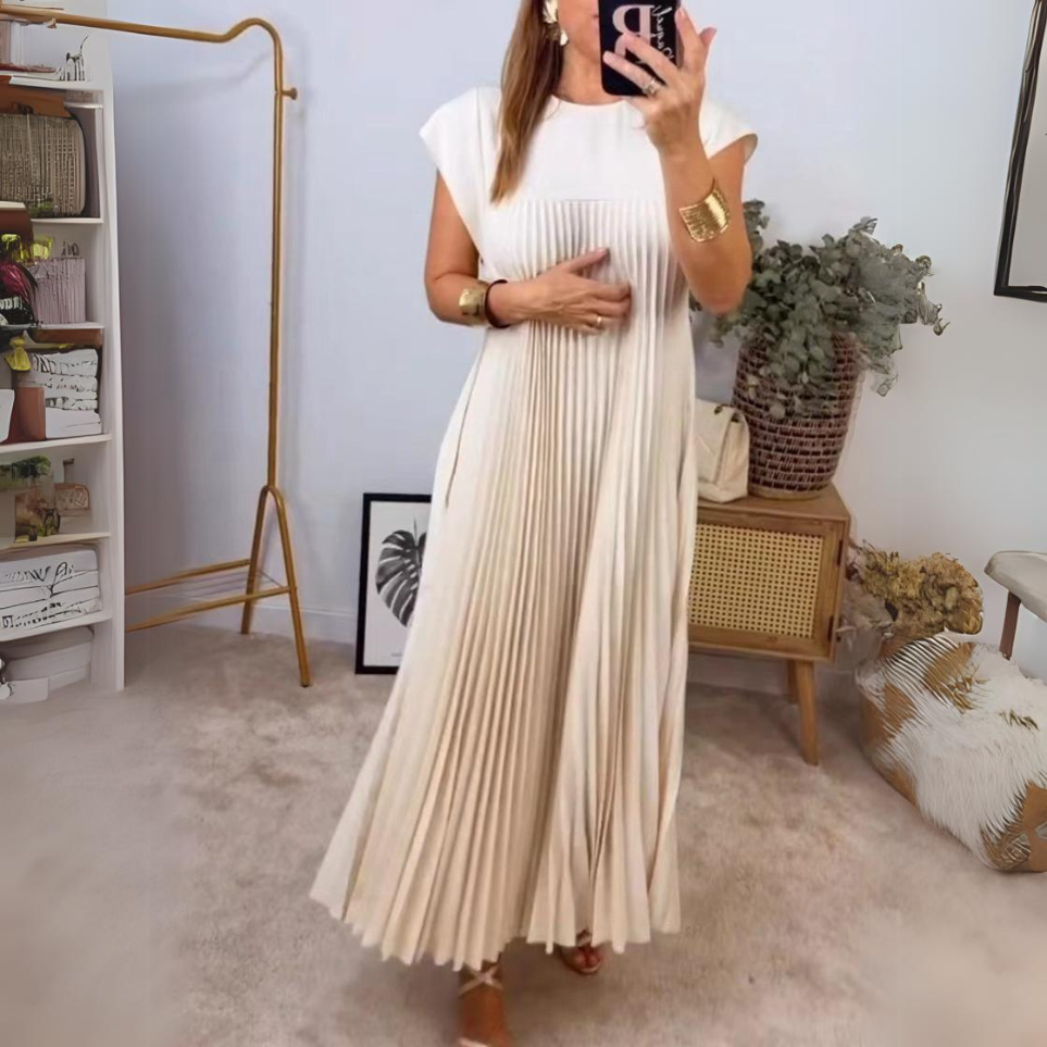 Josie – Elegant Draped Midi Dress