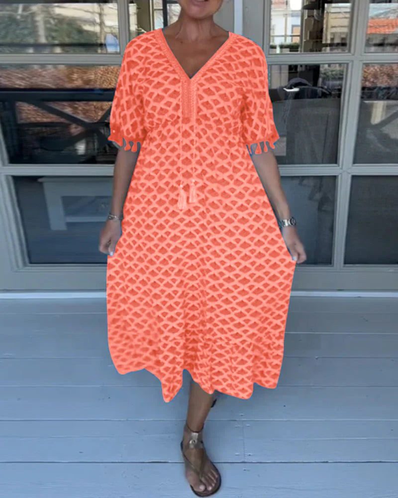 Jelly – Embellished V-Neck Elegance Dress