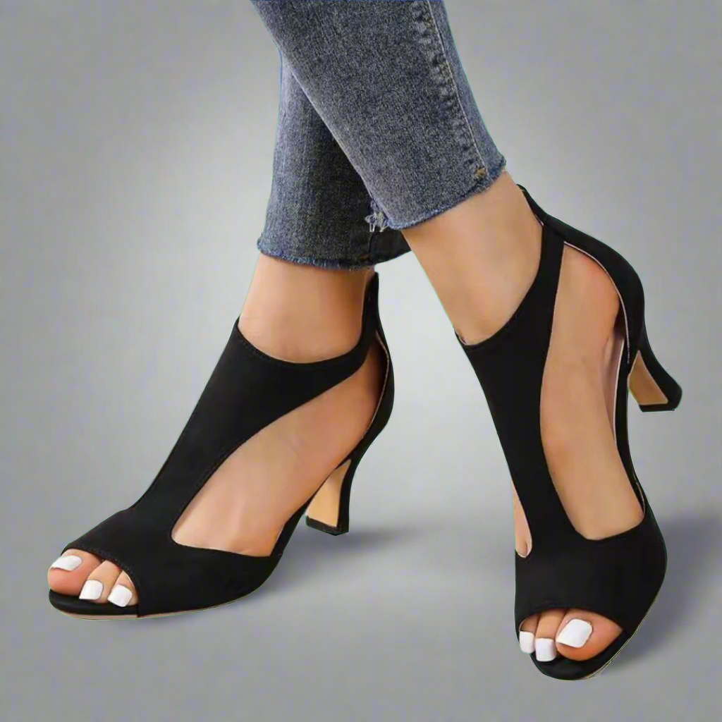 Vera - Sophisticated Heeled Comfort Sandals