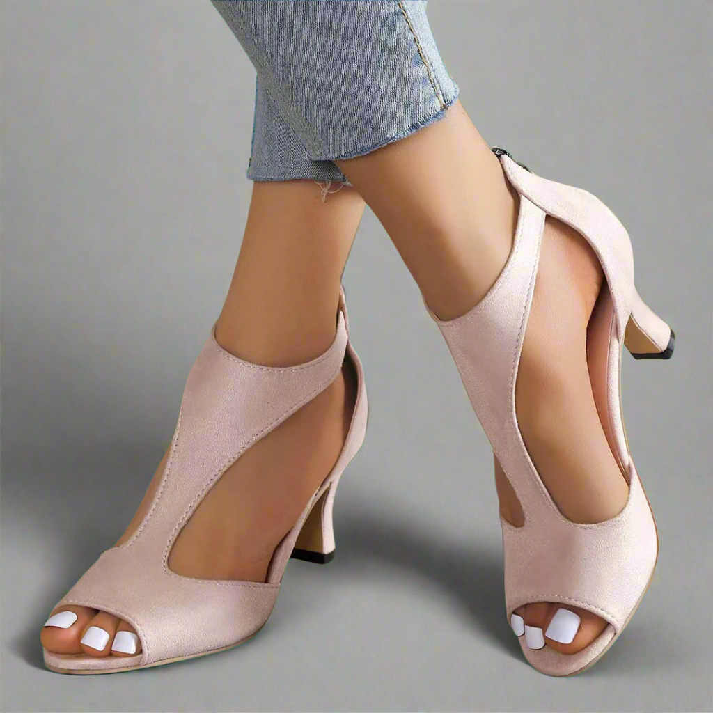 Vera - Sophisticated Heeled Comfort Sandals