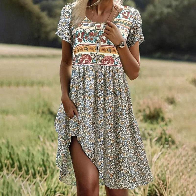 Esmera – Flowy Bohemian Summer Dress