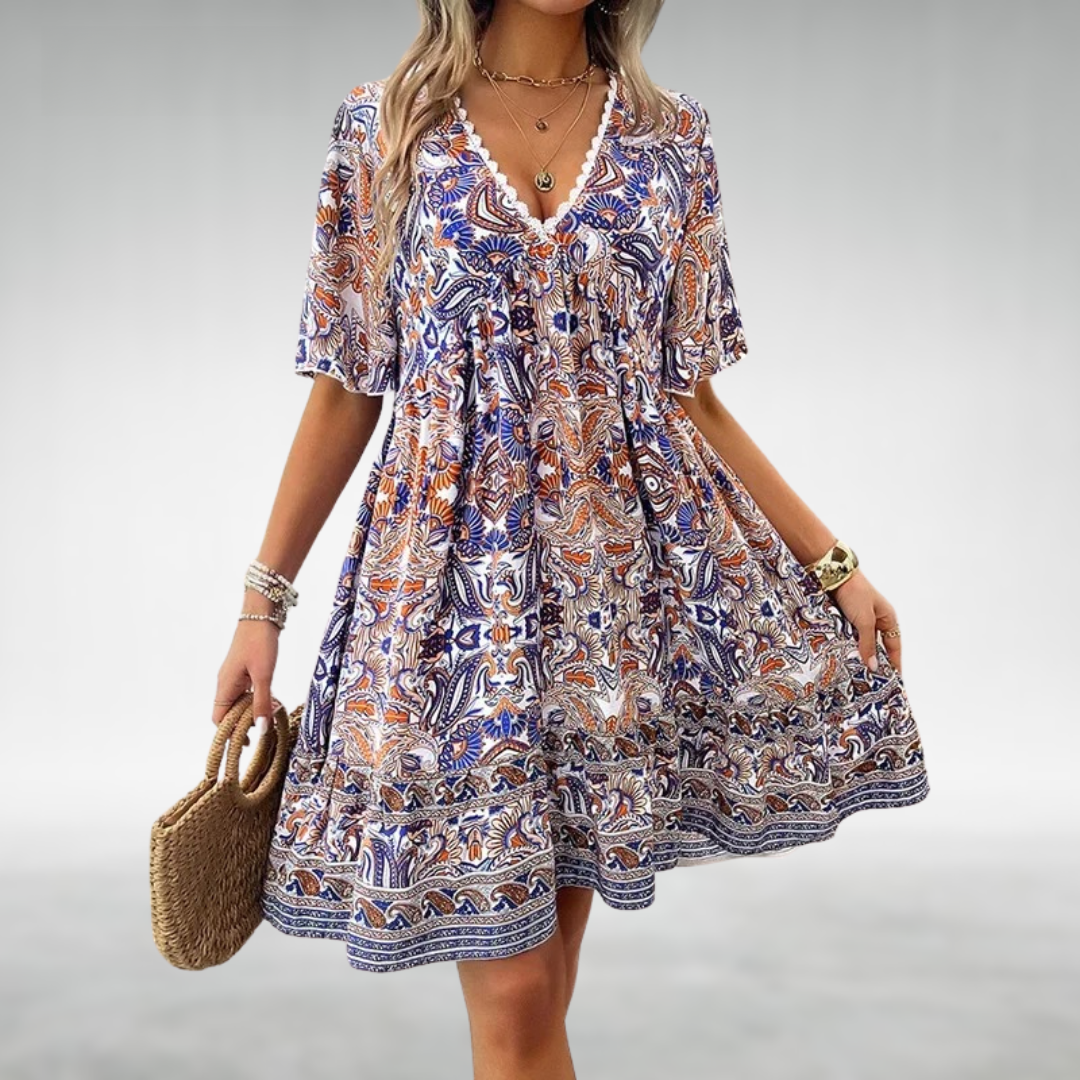 Marielle – Flowy Boho Swing Dress