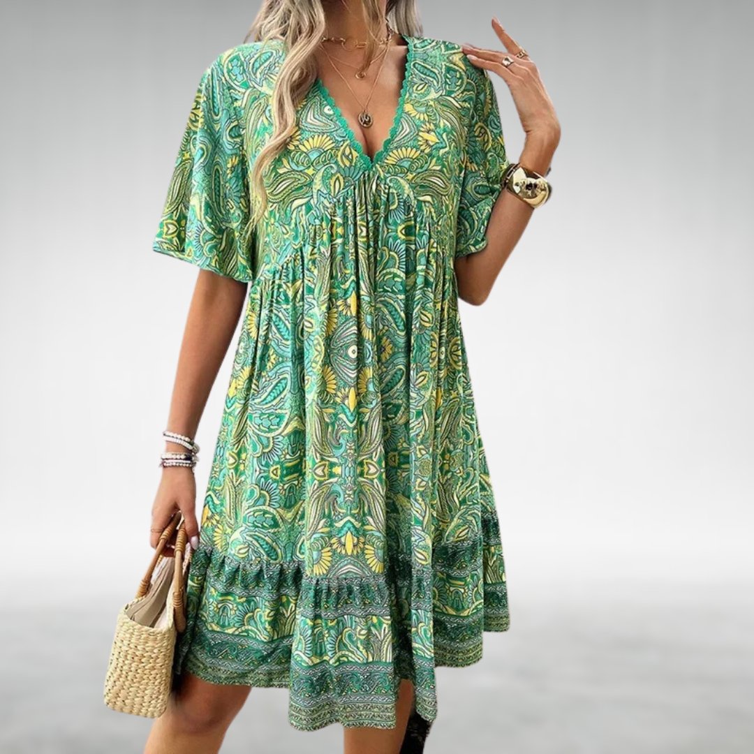 Marielle – Flowy Boho Swing Dress
