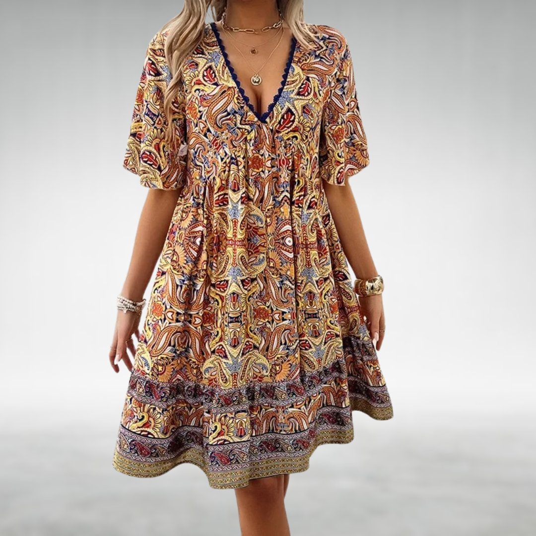 Marielle – Flowy Boho Swing Dress