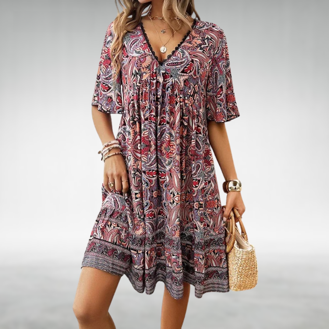 Marielle – Flowy Boho Swing Dress