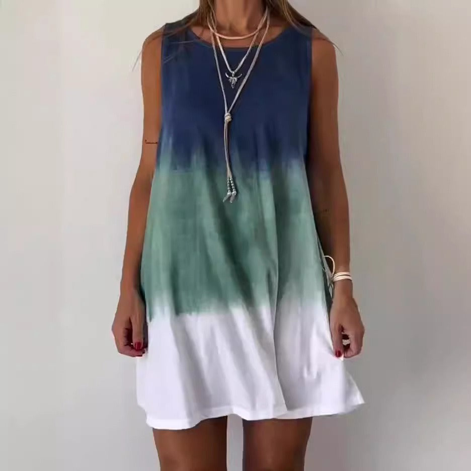 Crizzia– Gradient Flowy Casual Dress