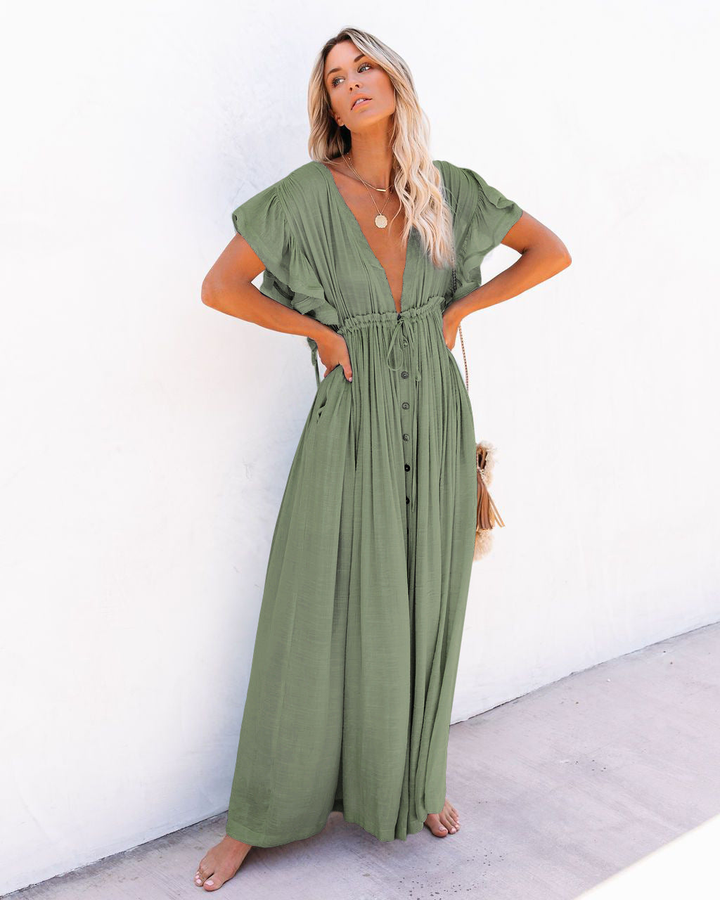 Coleen – Lightweight Flowy Maxi Dress