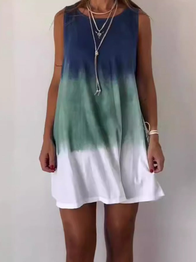 Crizzia– Gradient Flowy Casual Dress