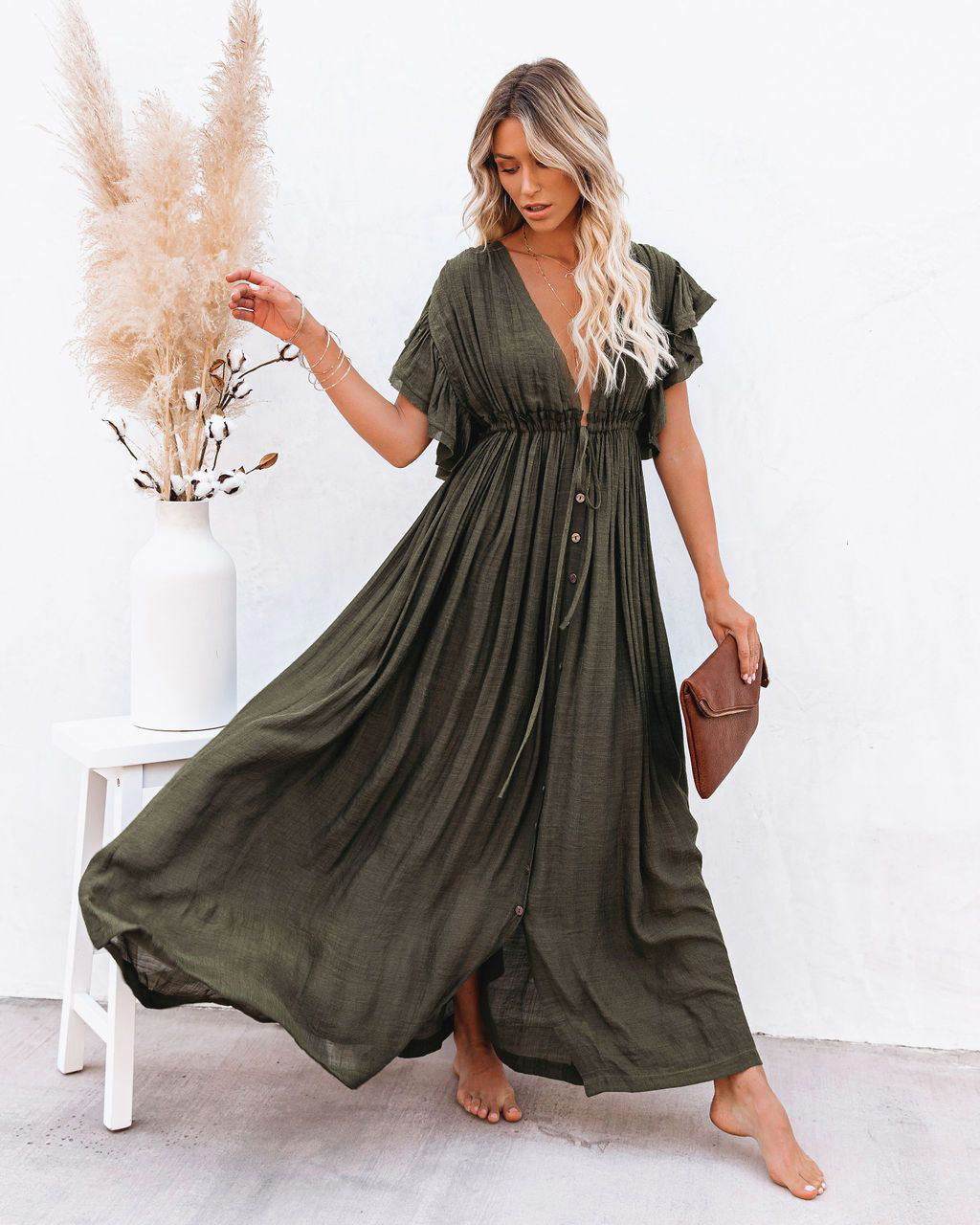 Coleen – Lightweight Flowy Maxi Dress