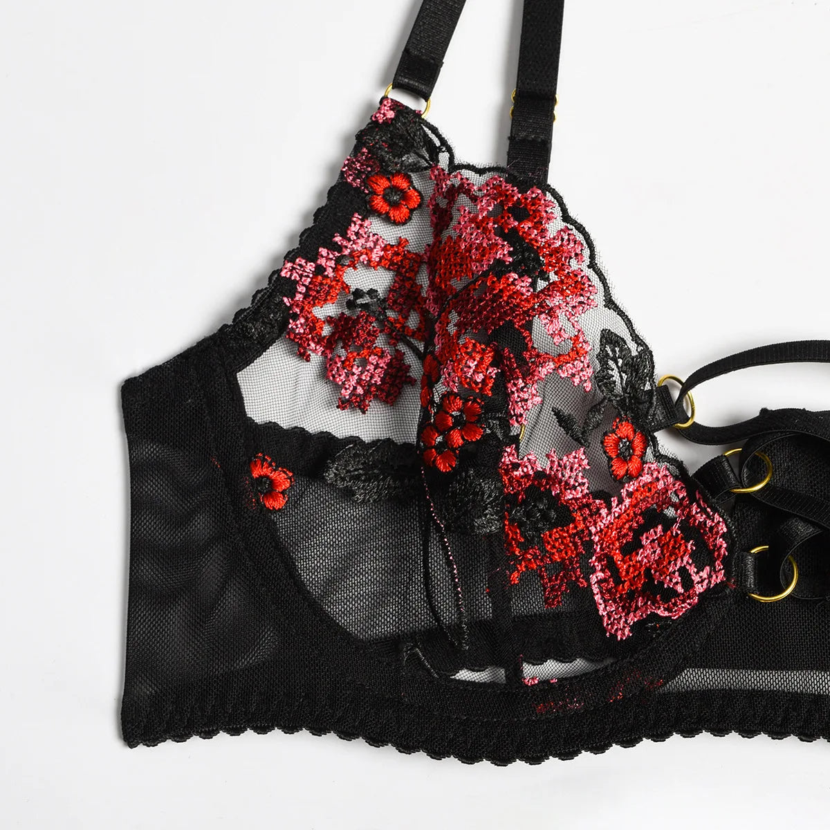 Sara | Romantic 3-Piece Lace Lingerie Set
