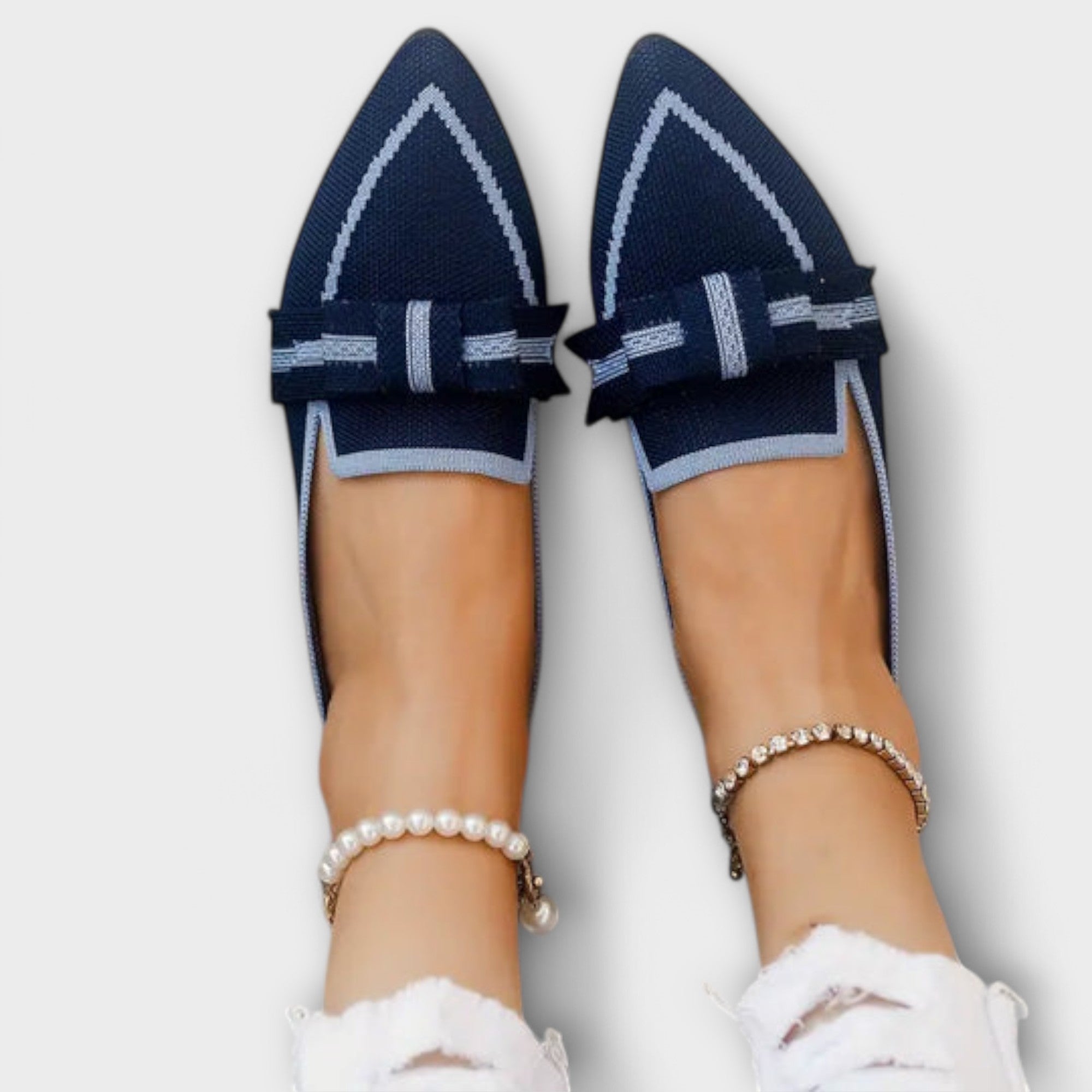 Avelyn - Classic Flats with Sophisticated Knotted Touch