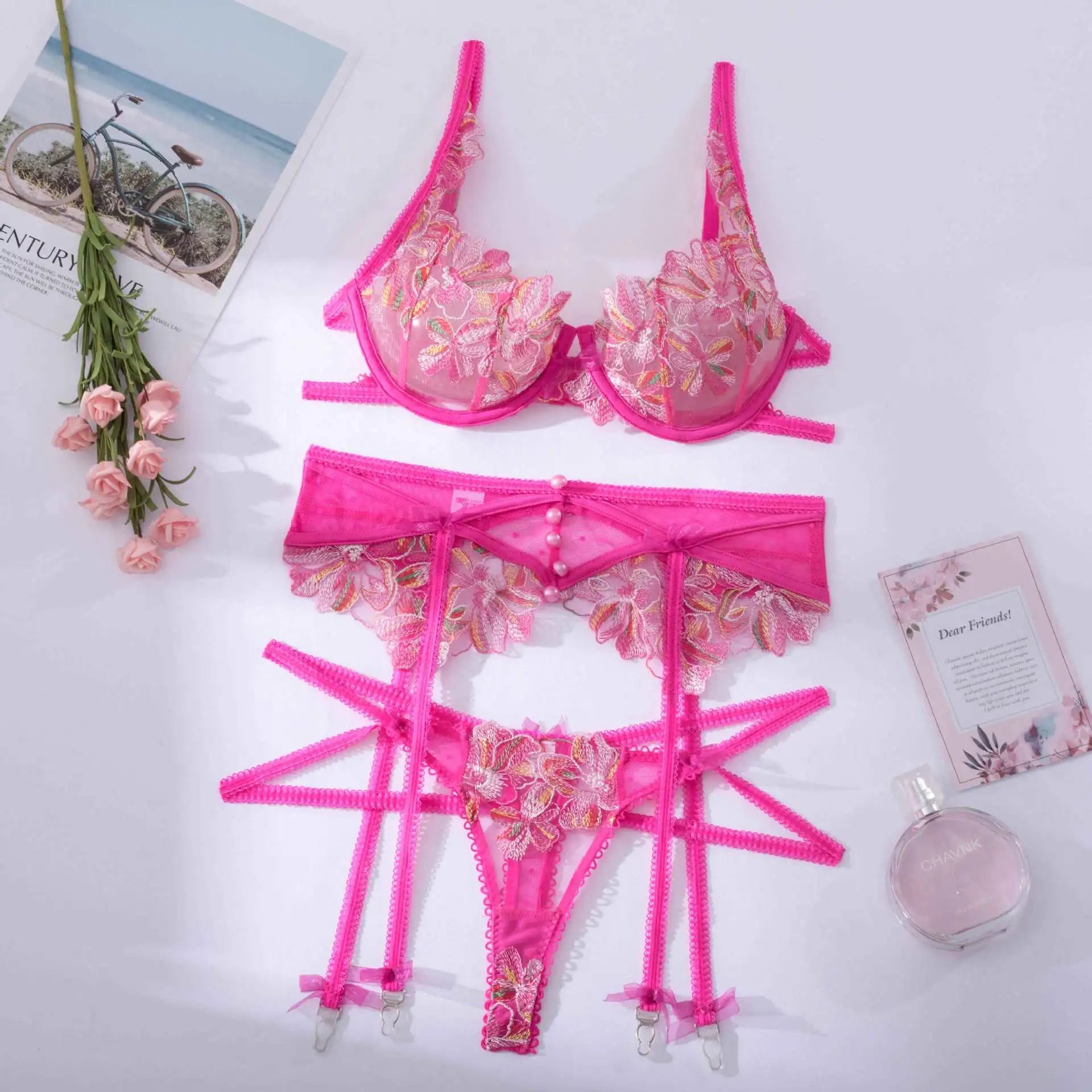 Fiorenza | Elegant Lace Lingerie Set