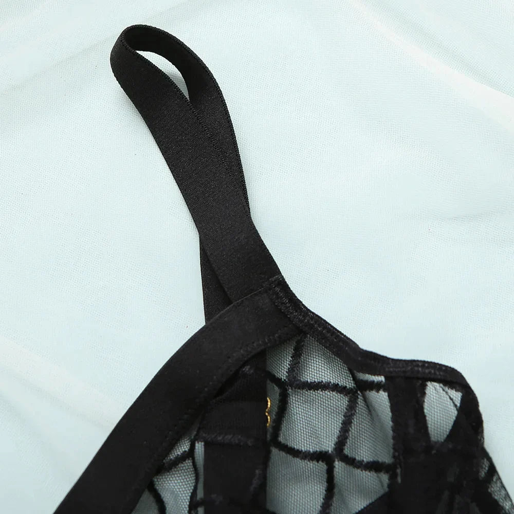 Aria | Delicate Lace Bodysuit of Poise and Allure