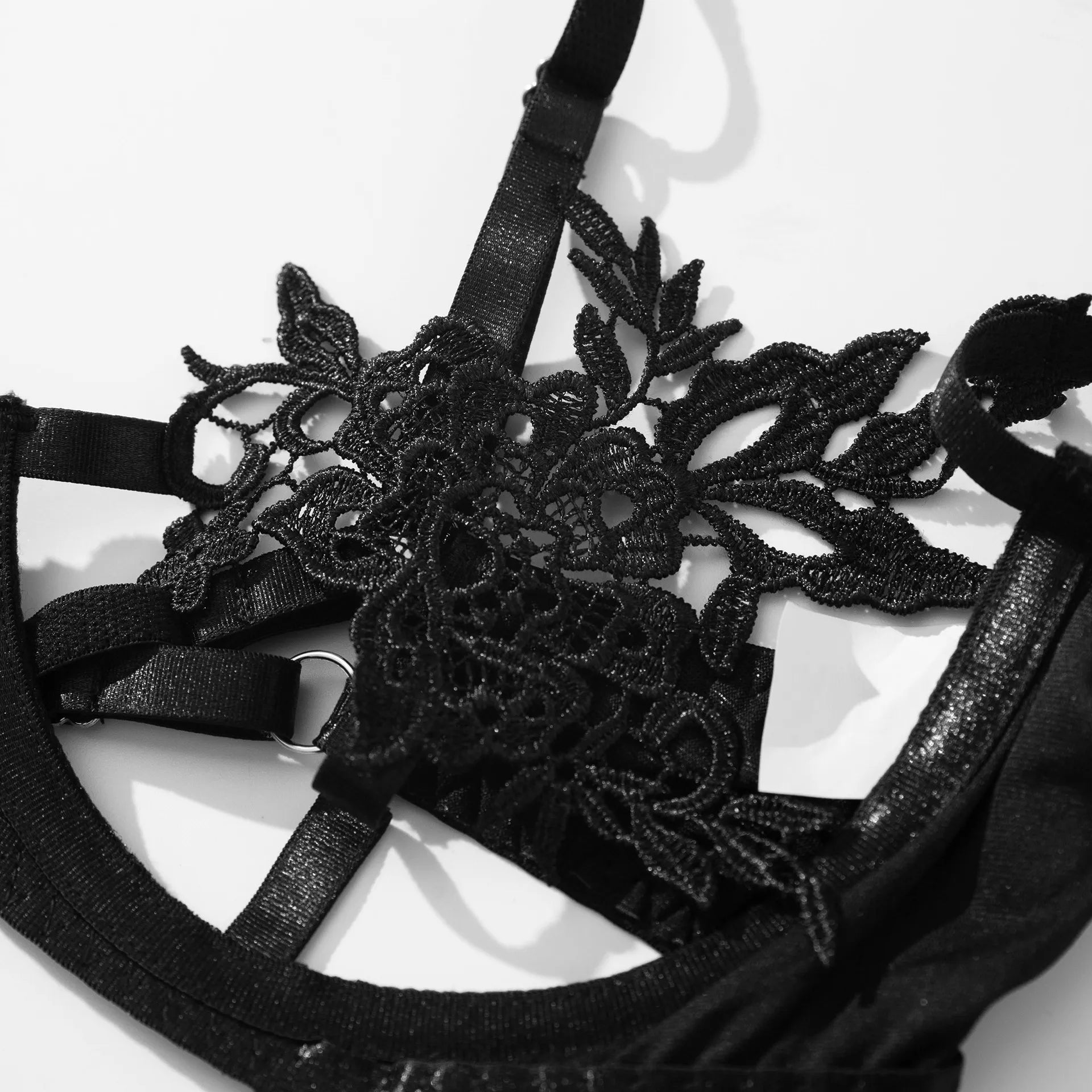 Elena | Timeless 3-Piece French Lace Lingerie Set