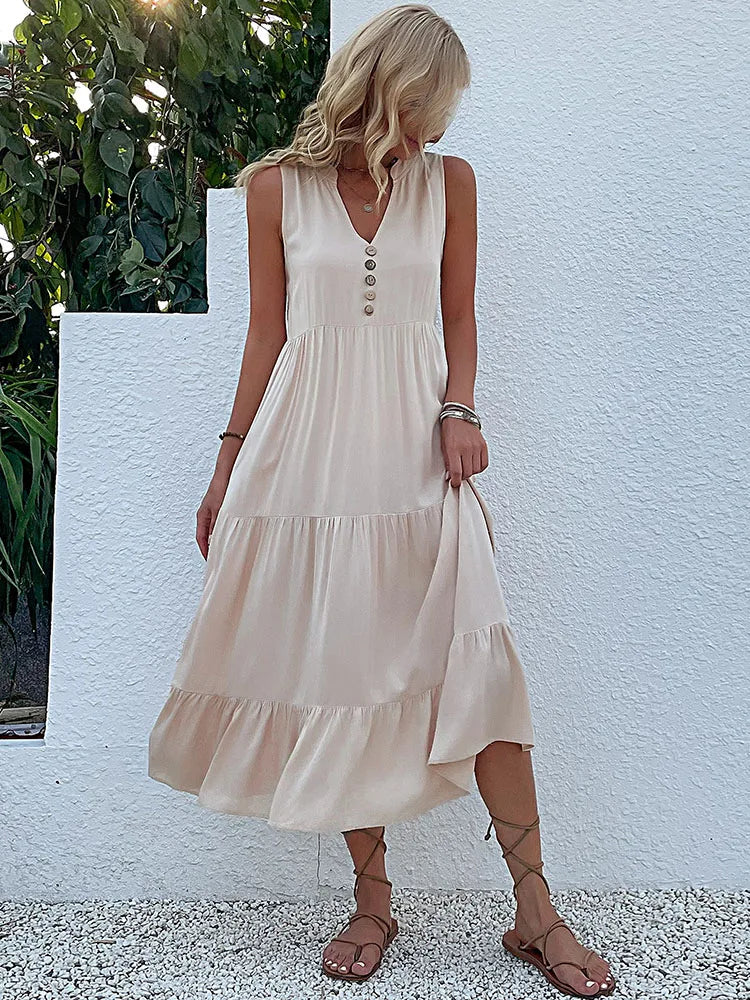 Laiza – Sophisticated Summer Midi Dress