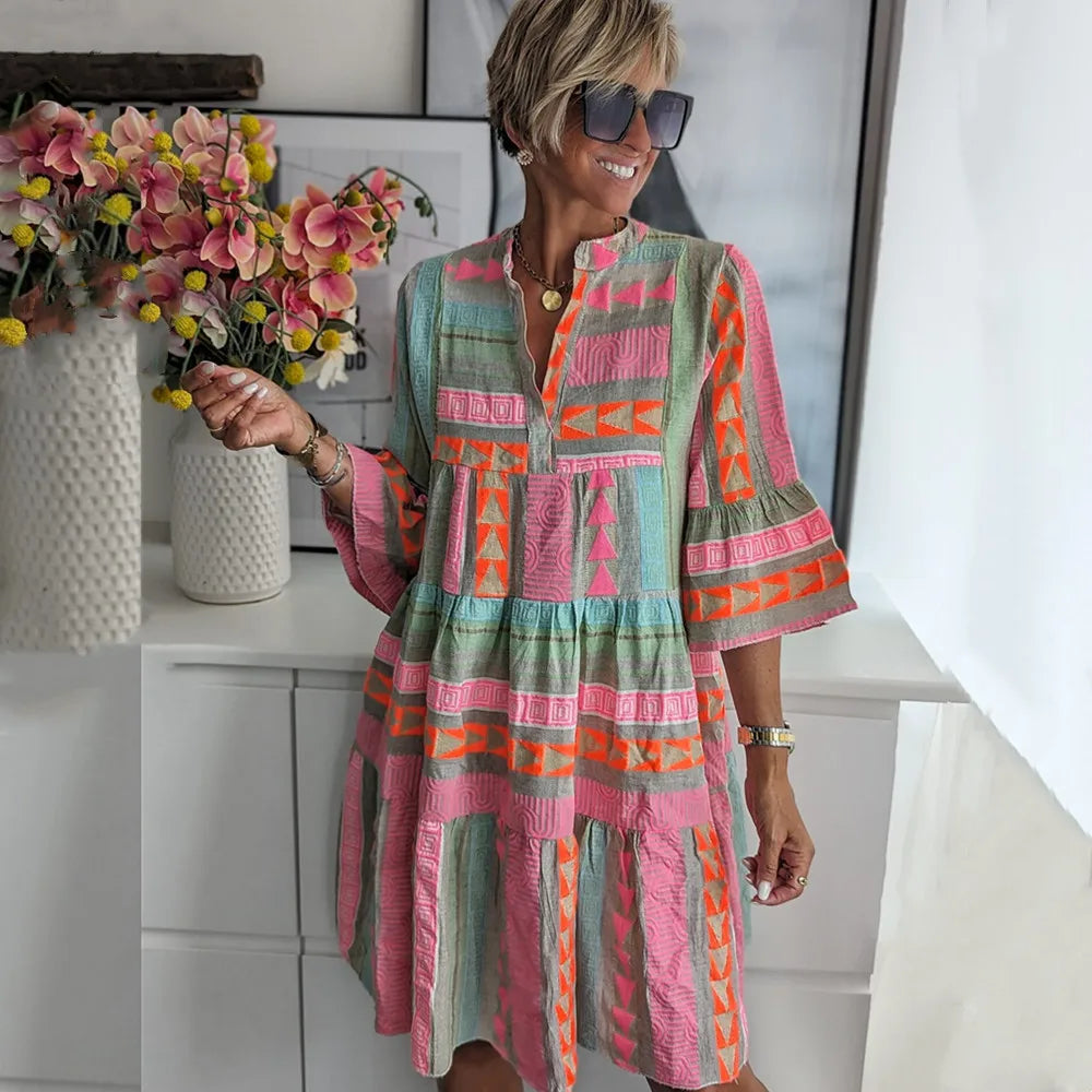 LILY – Breezy Midi Dress for Spring Days