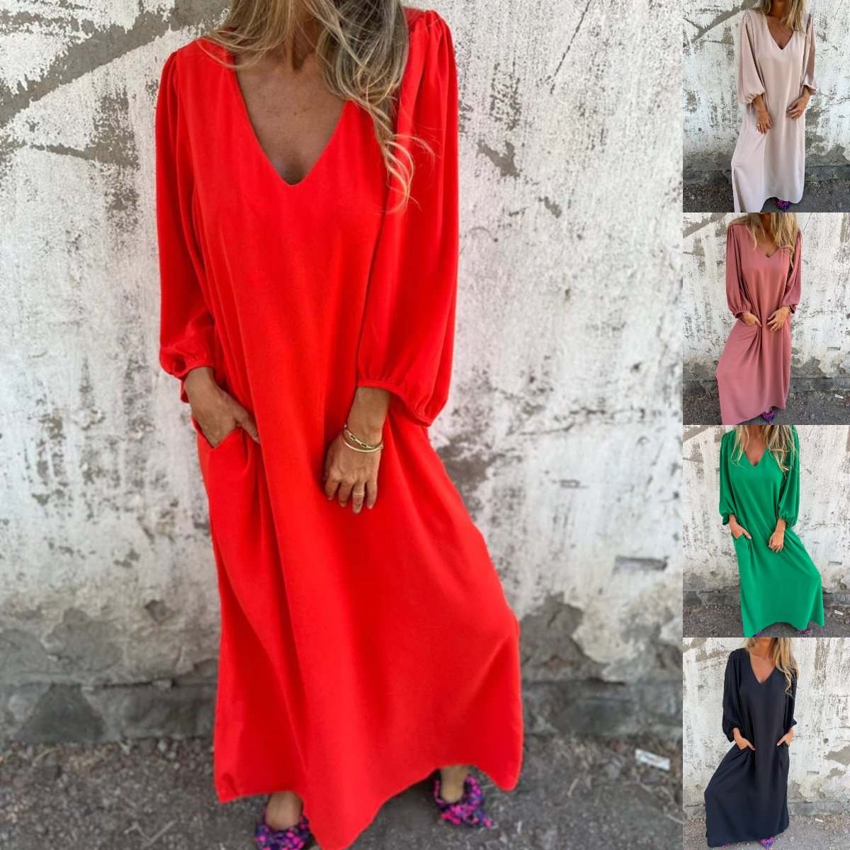 Trixy – Flowy Maxi Dress for Effortless Elegance