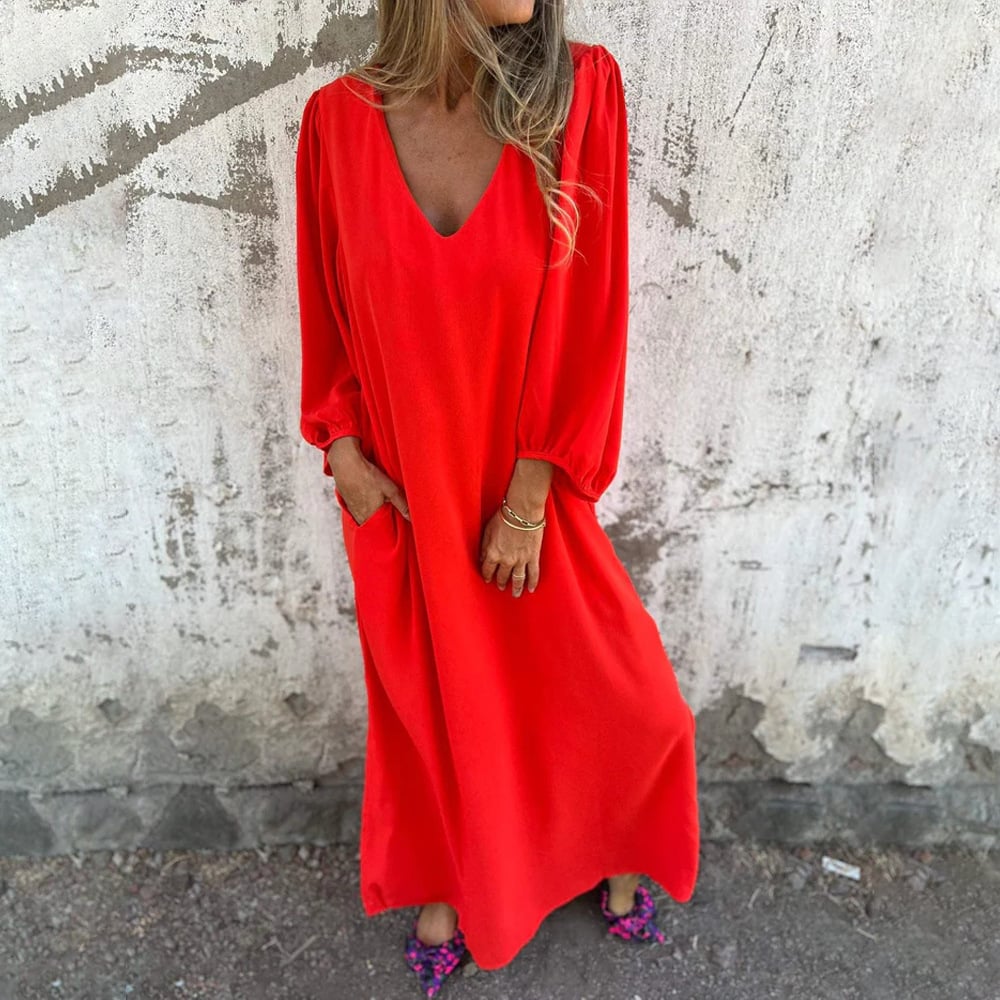 Trixy – Flowy Maxi Dress for Effortless Elegance