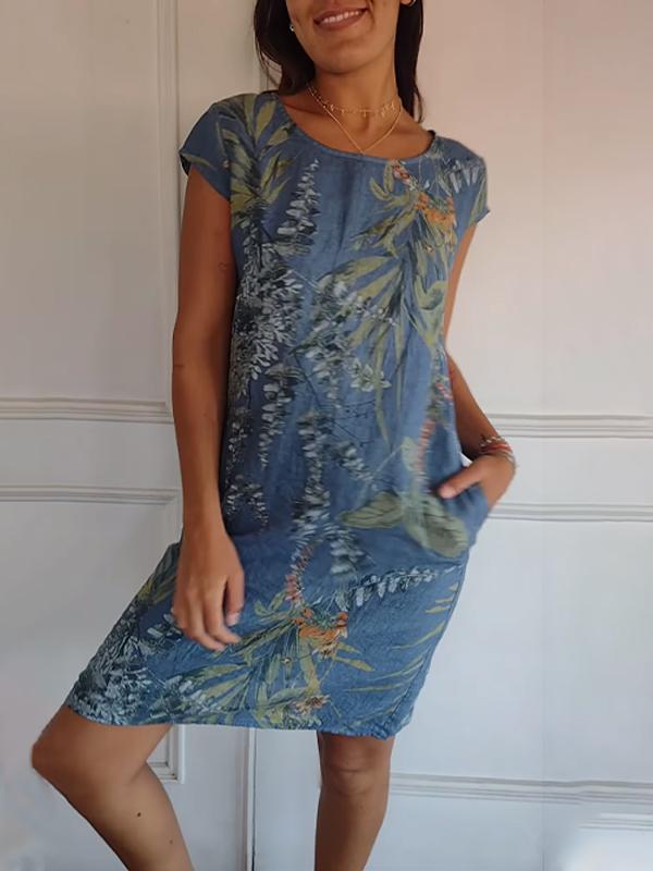 Lillian – Effortless Printed Dress for Everyday Style
