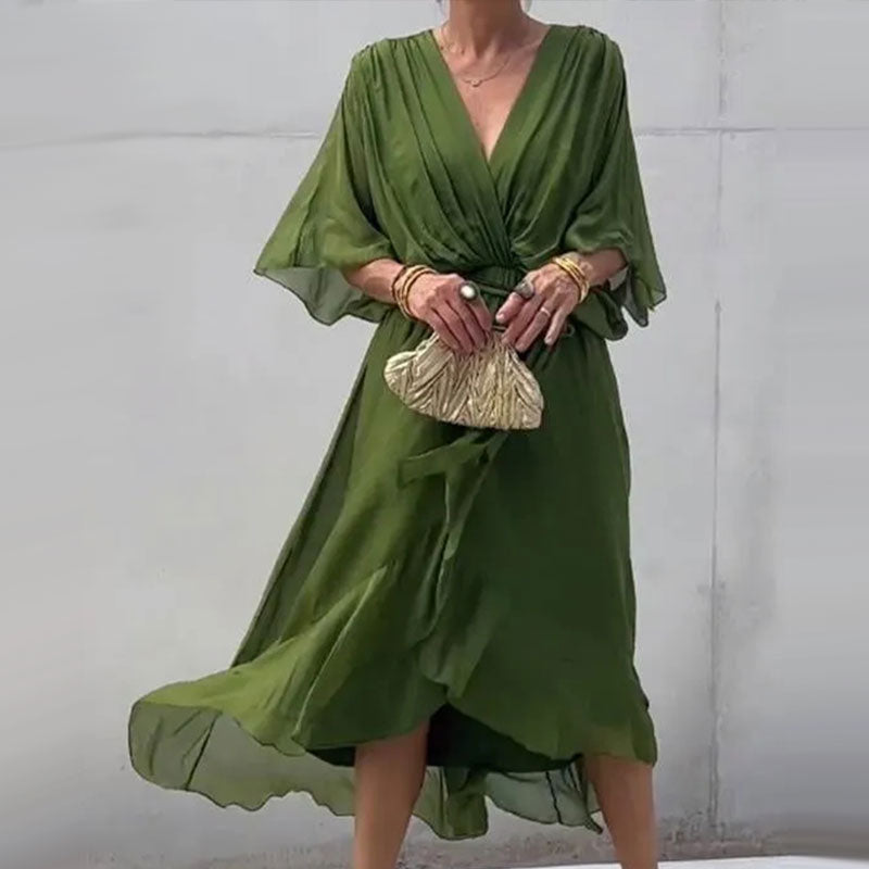 Nicole – Elegant Flowy Midi Dress