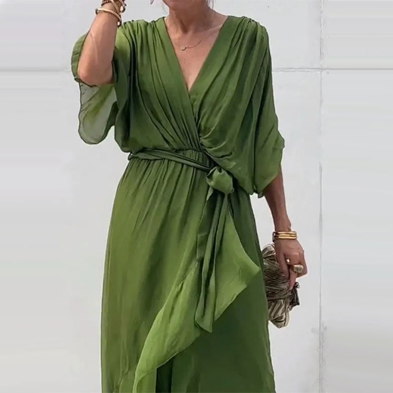 Nicole – Elegant Flowy Midi Dress